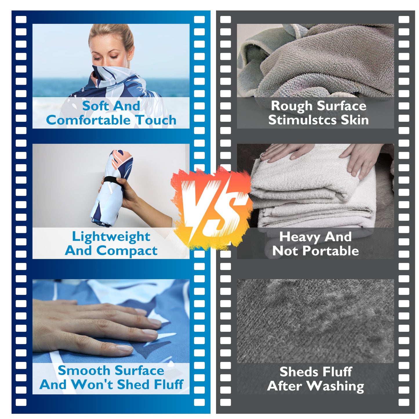 Beach Towels For Adults Extra Large - 2 Pack 200x90cm Lightweight Microfibre Beach Towel (Leaf)