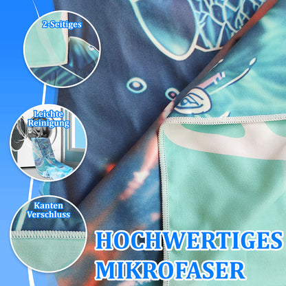 Microfibre Beach Towel - 180*100 cm Sand Free & Lightweight Beach Towels for Adults with Storage Bag(Turtles)