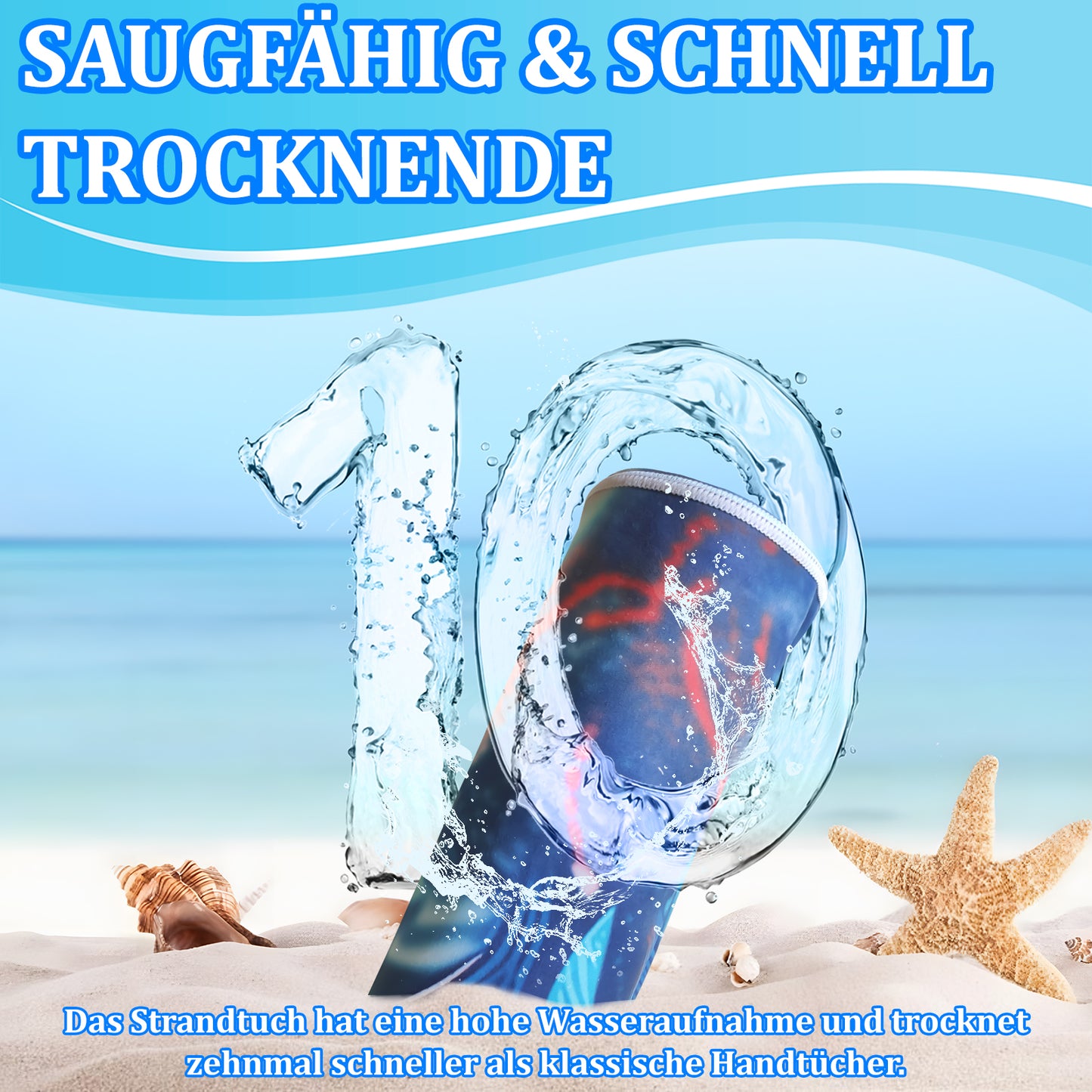 Microfibre Beach Towel - 180*100 cm Sand Free & Lightweight Beach Towels for Adults with Storage Bag(Turtles)