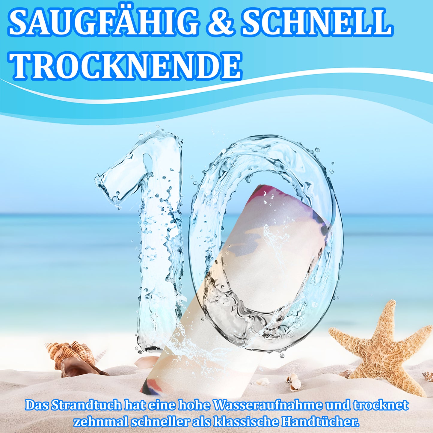 Microfibre Beach Towel - 180*100 cm Sand Free & Lightweight Beach Towels for Adults with Storage Bag(Dog)